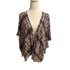 Brandy Melville Purple Boho indieKimono ONE SIZE topper cover‎ up